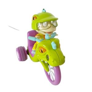 Nickelodeon Rugrats Tommy Reptar Tricycle Die Cast Metal Toy Vehicle Trike
